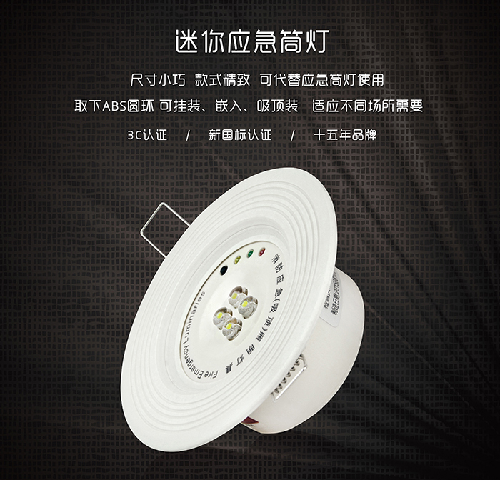 藝光消防迷你應(yīng)急筒燈--精致小巧的體驗(yàn)，不容錯(cuò)過的選擇